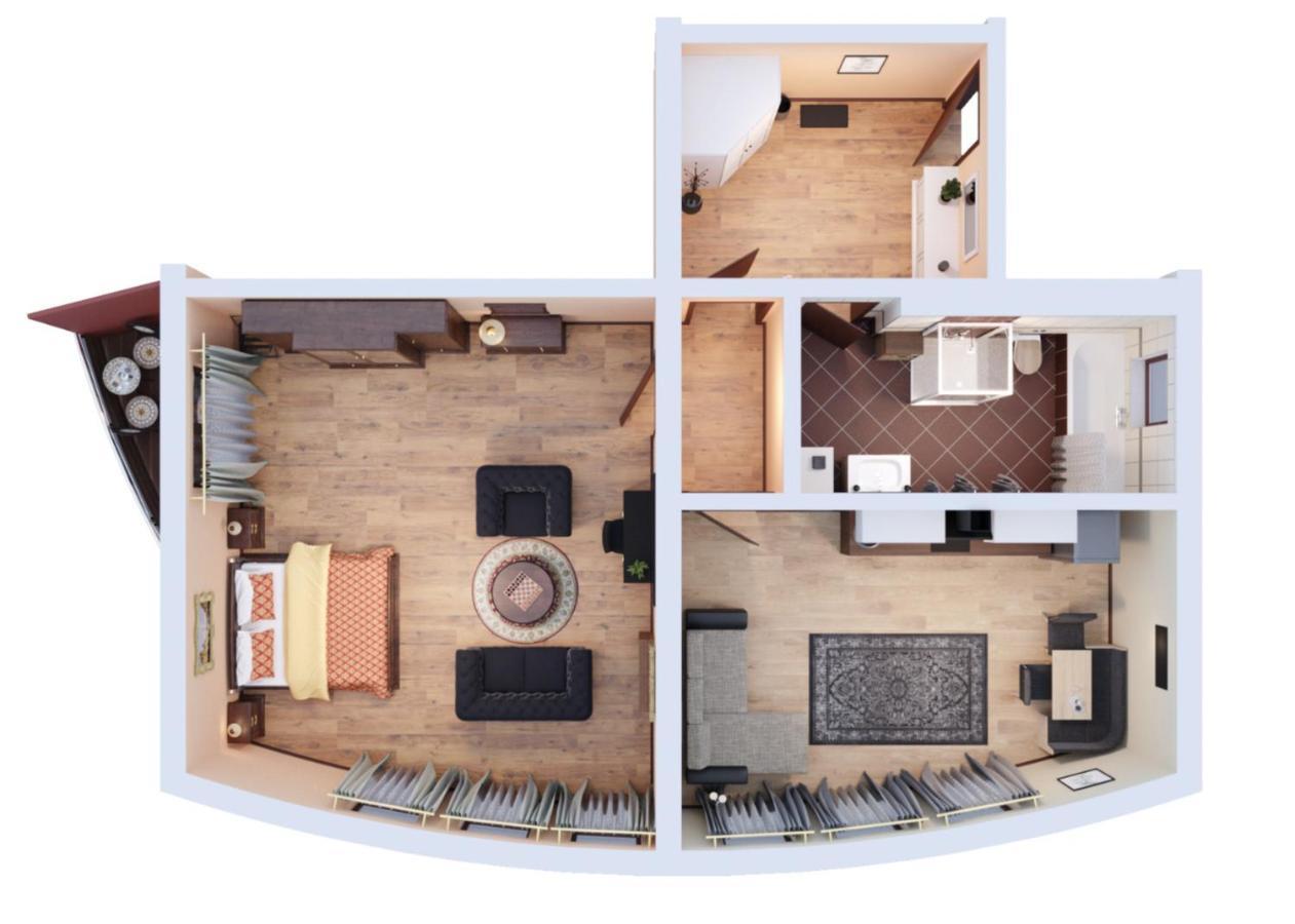 Penthouse Am Goethepark - Apartments & Suites Weimar Bagian luar foto