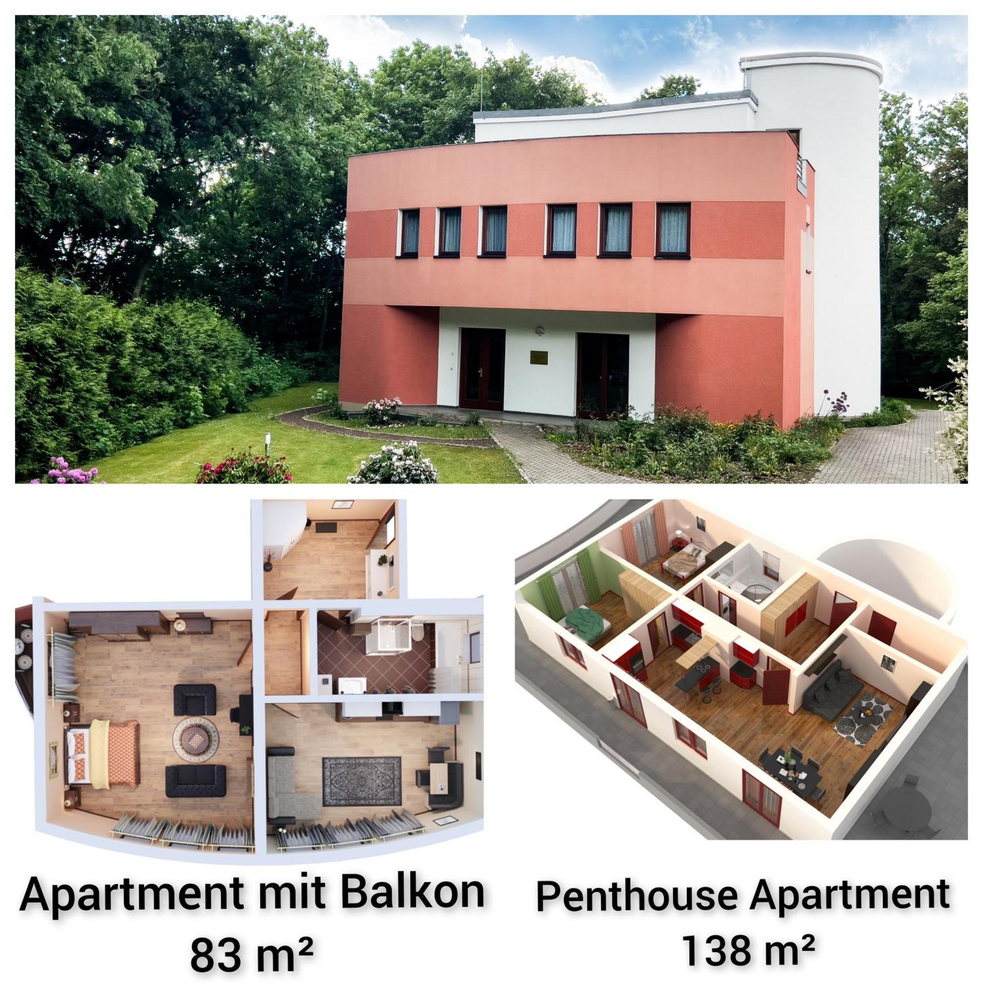 Penthouse Am Goethepark - Apartments & Suites Weimar Bagian luar foto